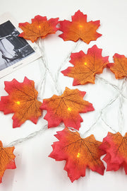 Halloween, Thanksgiving maple leaf, pumpkin-shaped LED light string, luminous decorative light