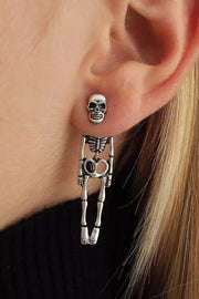 Halloween Skeleton Gothic Stud Earrings
