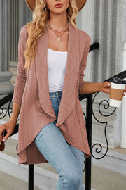 Lapel Loose Knitted Cardigan