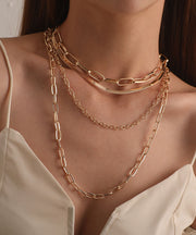 Goldtone Layered Necklace