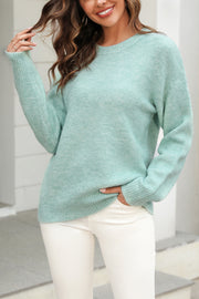Solid Color Simple All-Match Pullover Sweater
