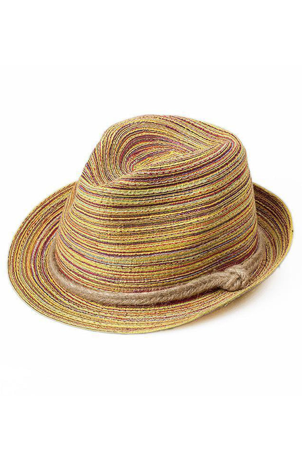 Colorful Woven Travel Sunscreen Beach Straw Hat