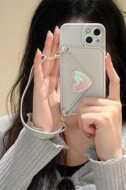 Shining ❤ Card Holder Lanyard Phone Case For iPhone14/13/12/11(Pro,Pro Max)