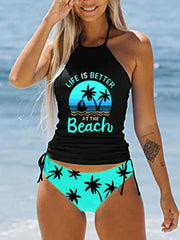 🔥Life Is Better At The Beach Vacation Two Piece Swimwear