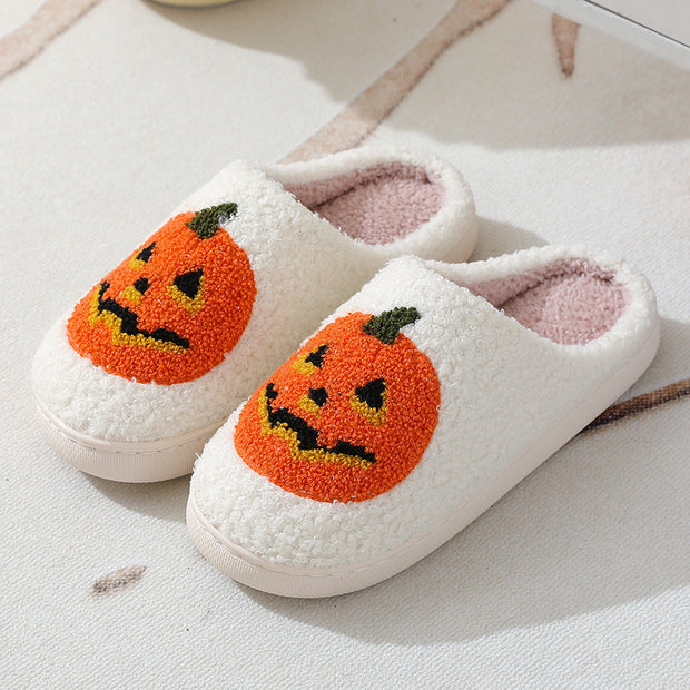 Halloween-themed Faux Fur Slippers