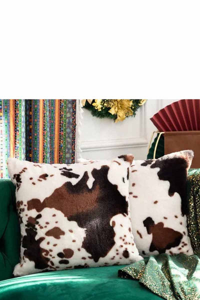 Cow Warm Plush Pillowcase without Pillow