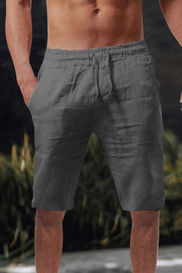Men's Loose Linen Breathable Half Pants