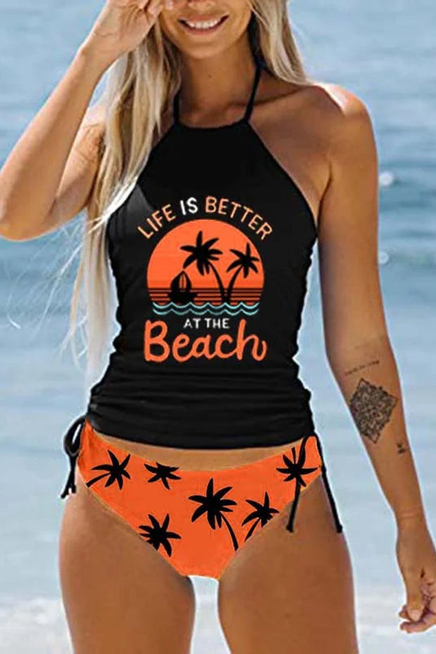 🔥Life Is Better At The Beach Vacation Two Piece Swimwear