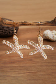Pearls Starfish Earrings