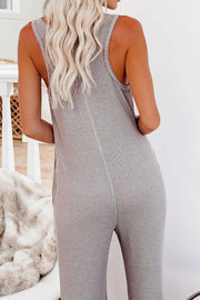 Spring Ahead Pocketed Thermal Jumpsuit