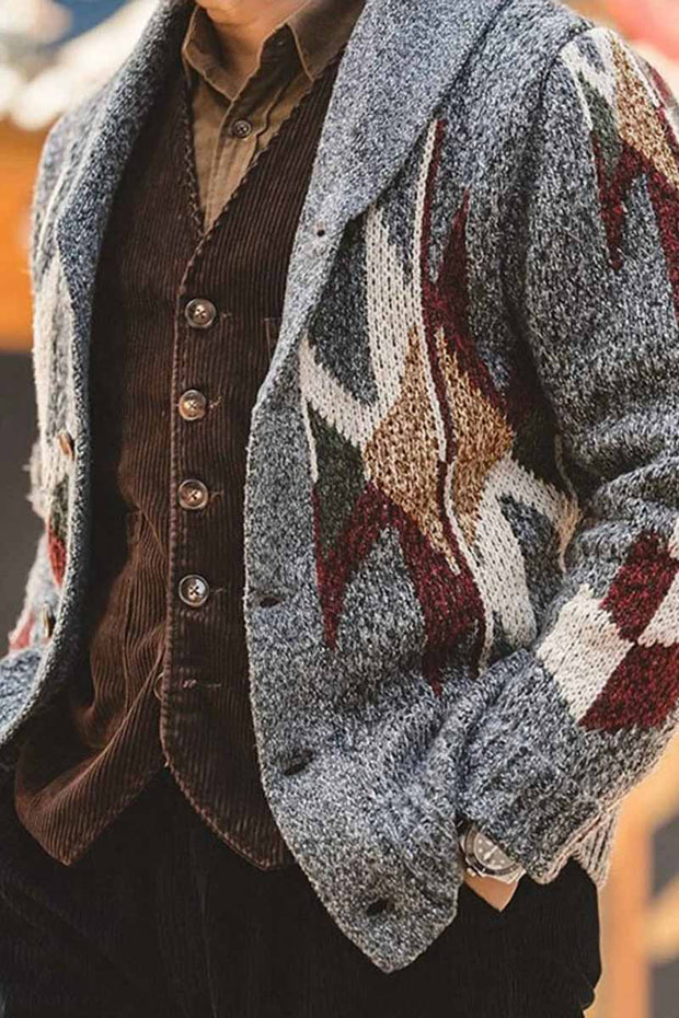 Uniqshe Men's Solid Colour Autumn Polo Shirt Long Sleeve