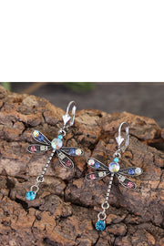 Dragonfly Rhinestone Earrings