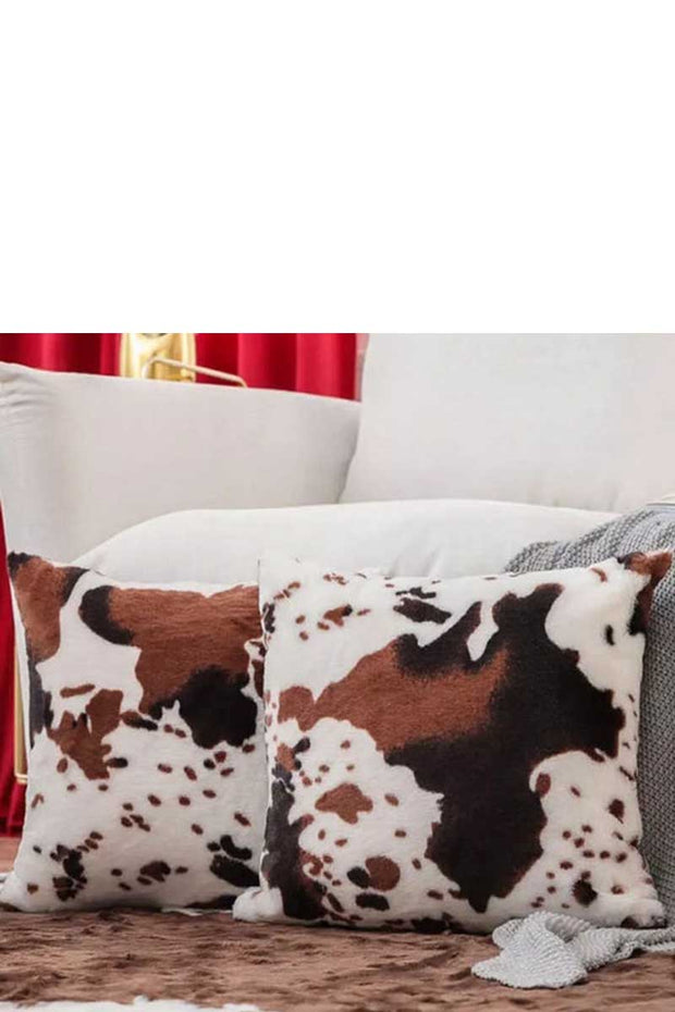 Cow Warm Plush Pillowcase without Pillow