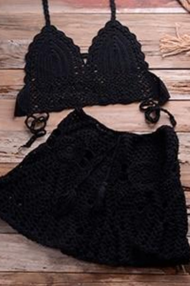 Crochet Two Pieces Swimsuit