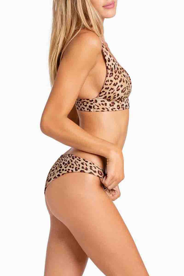 Leopard Print Two Pieces Swimsuit
